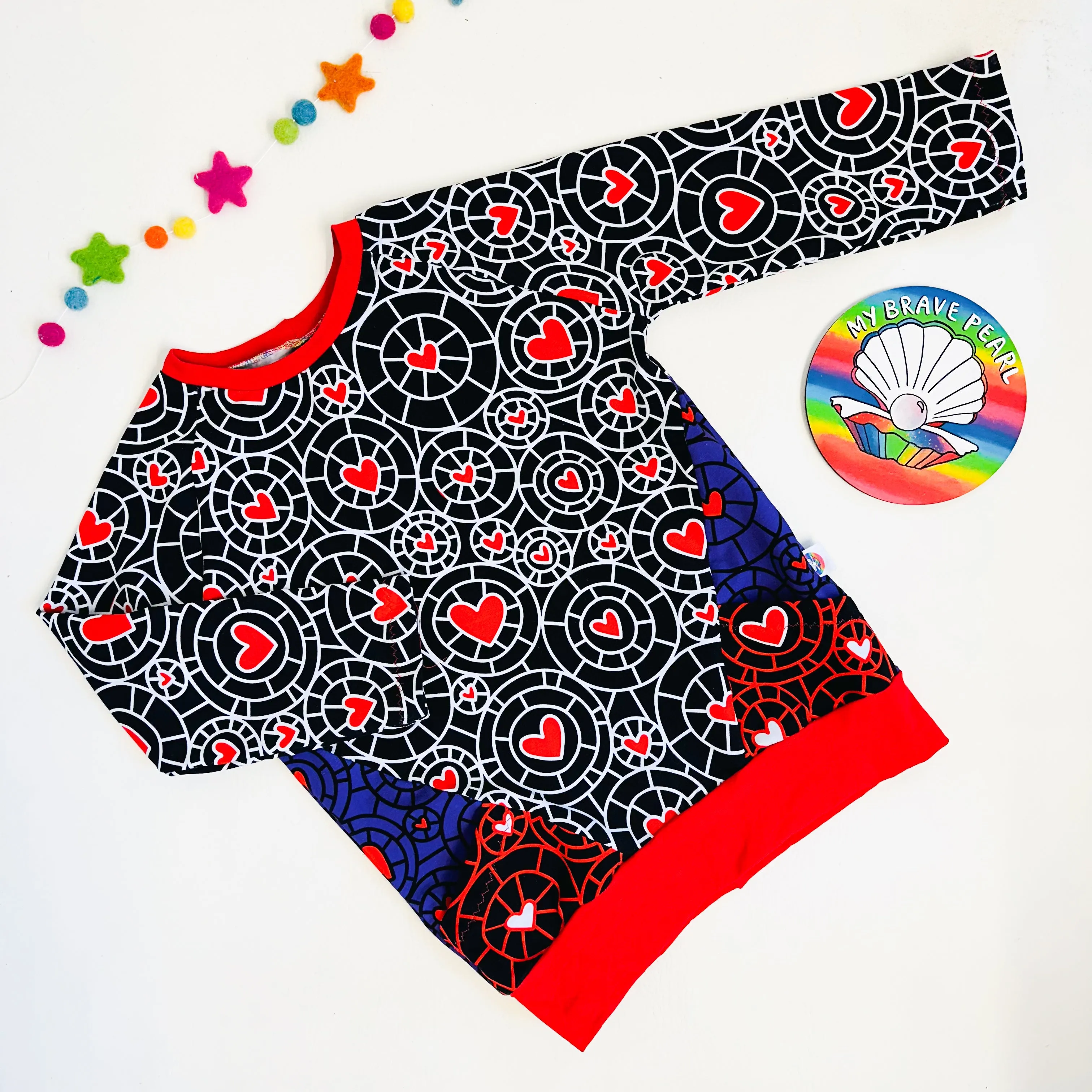Kids Long Sleeve Colourblock Tee