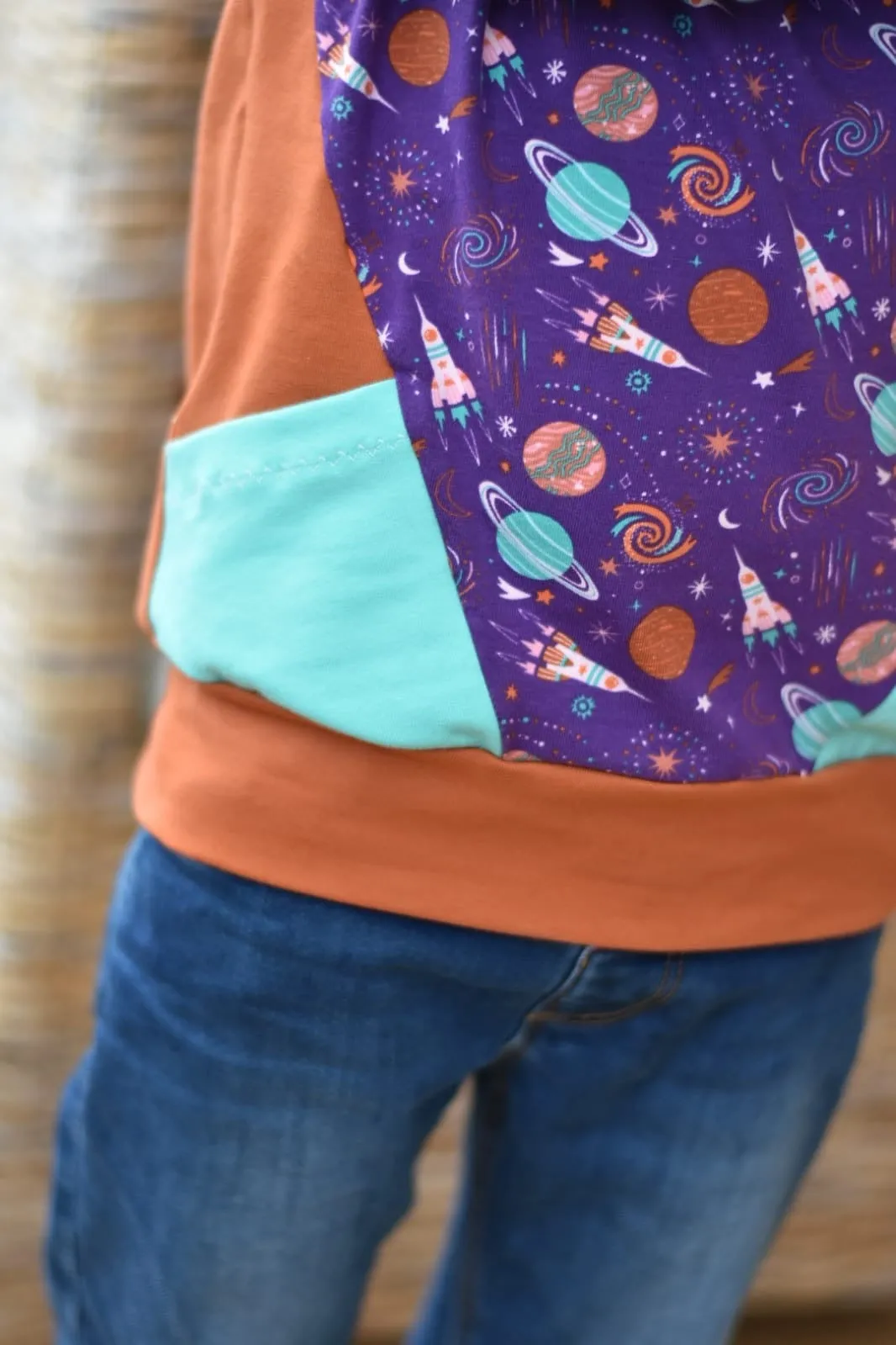 Kids Long Sleeve Colourblock Tee