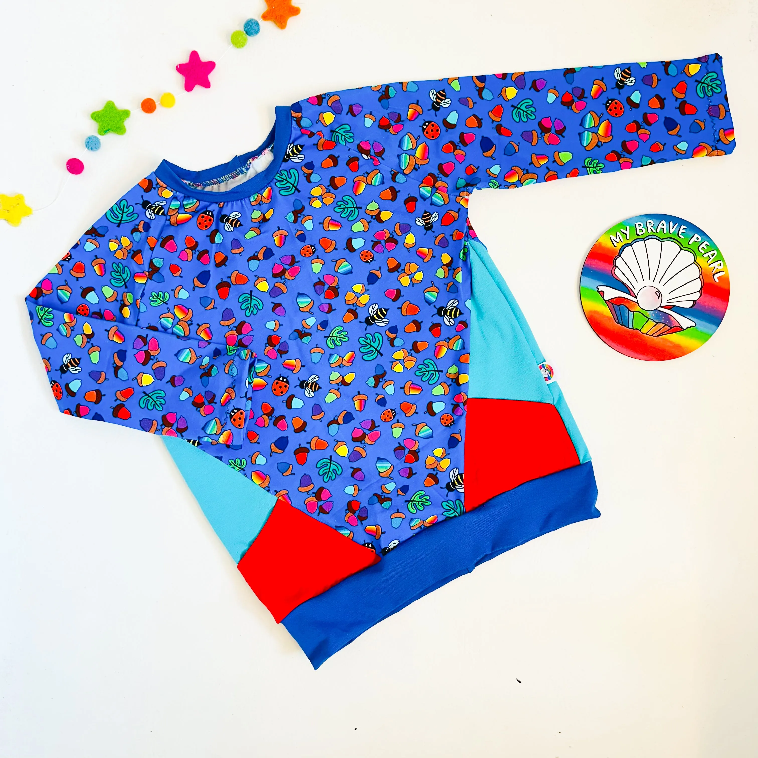 Kids Long Sleeve Colourblock Tee