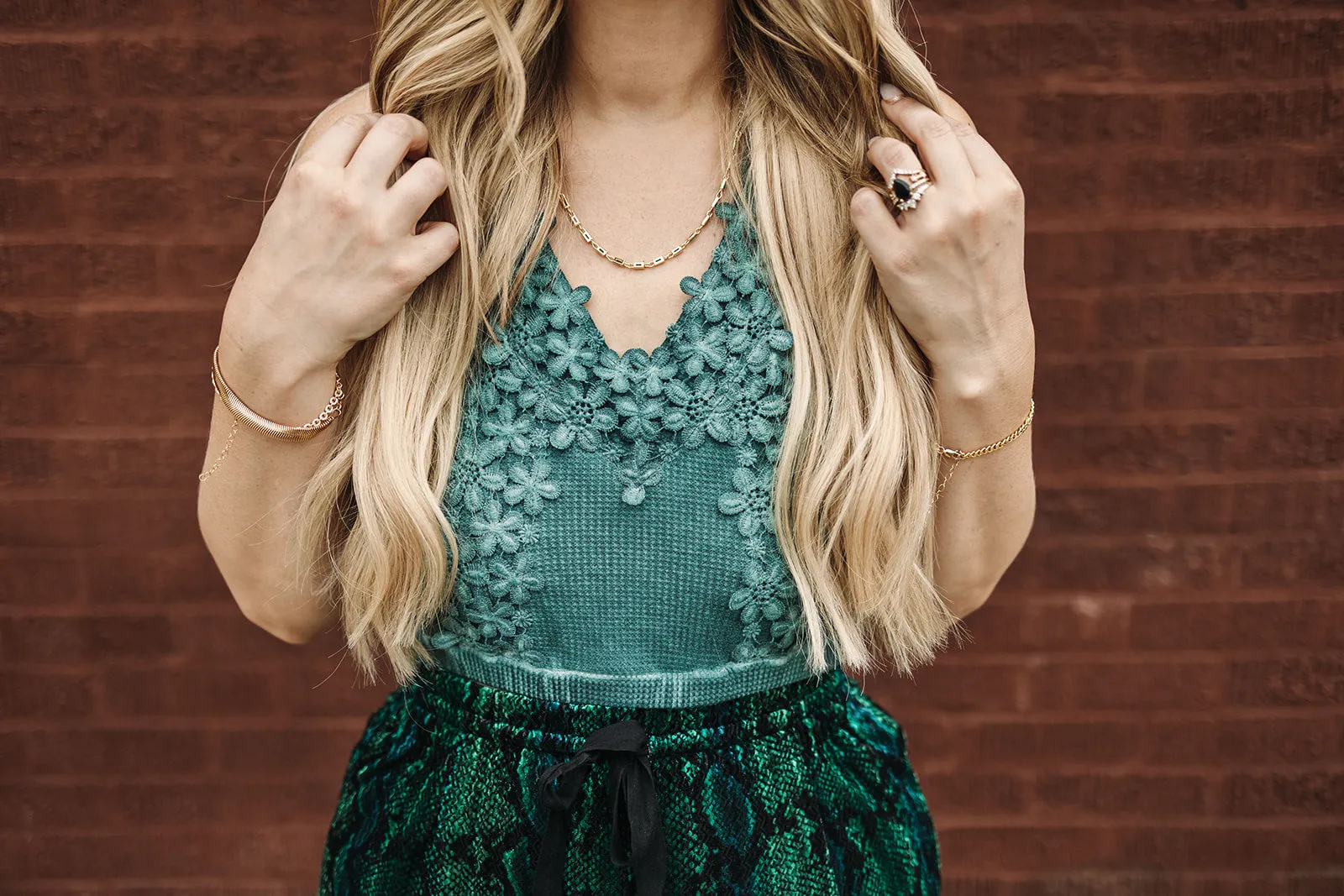 loretta bralette in moss