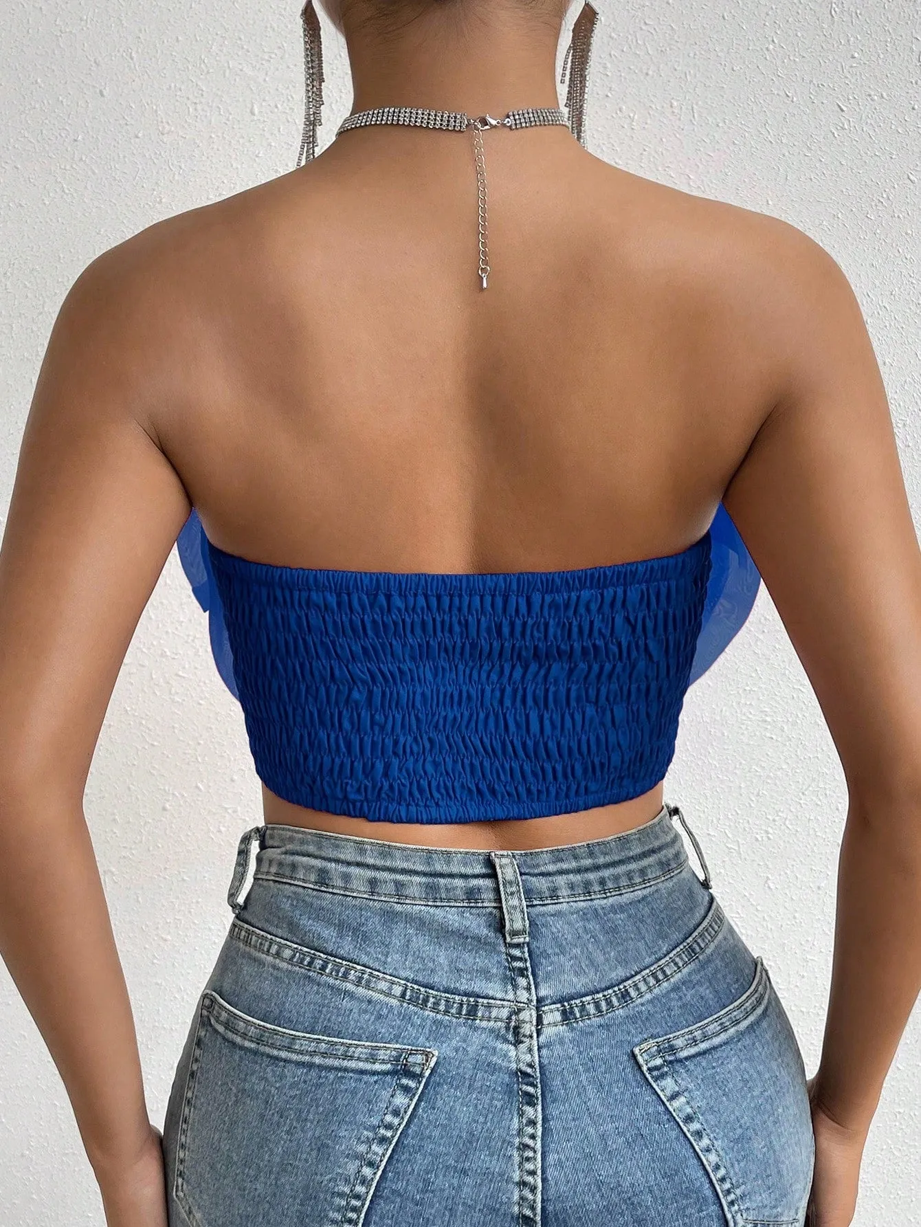 Love Story Rose Crop Tube Top