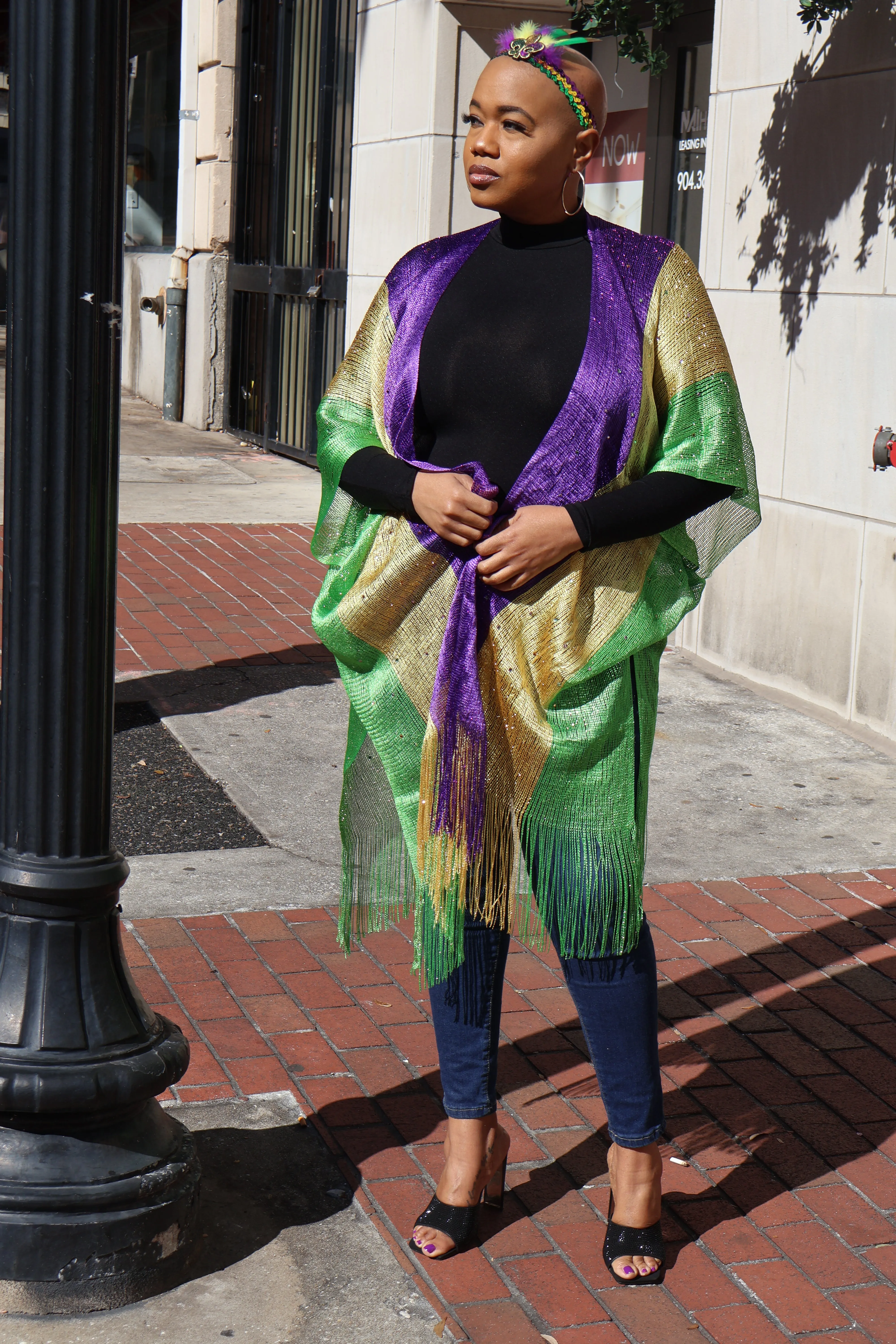 Mardi Gras Kimono