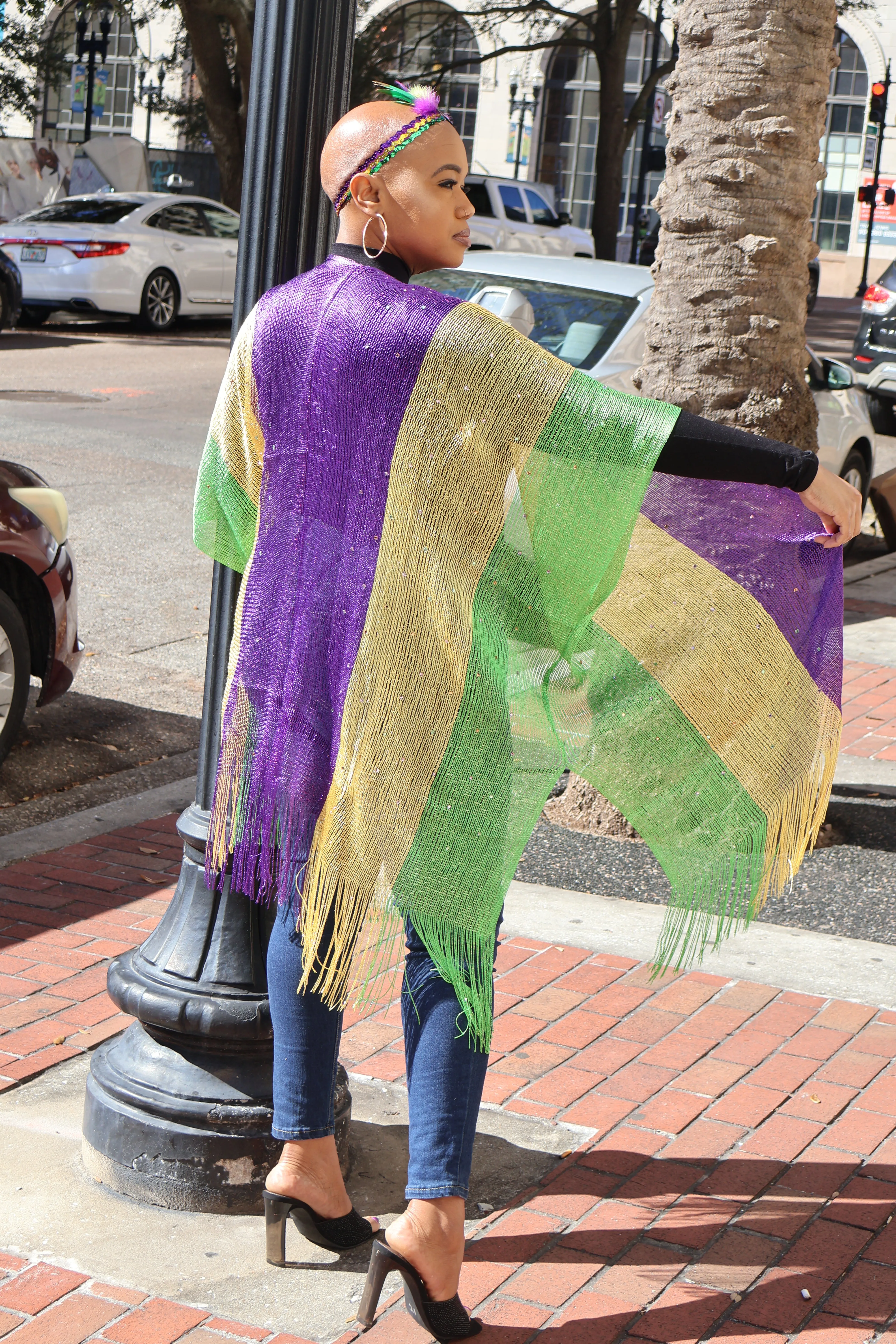 Mardi Gras Kimono