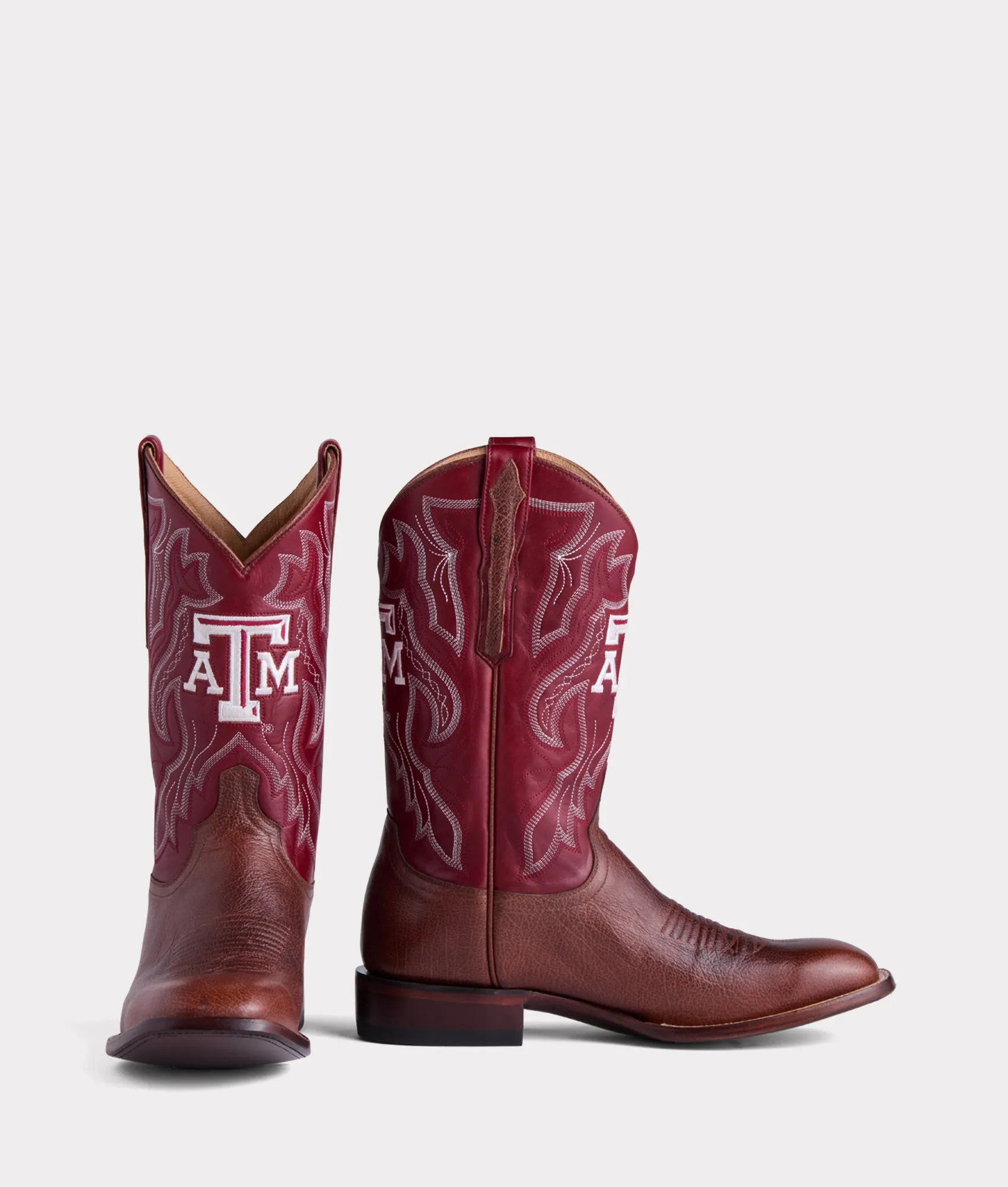 Men's Lucchese x Texas A&M 12th Man :: Chocolate