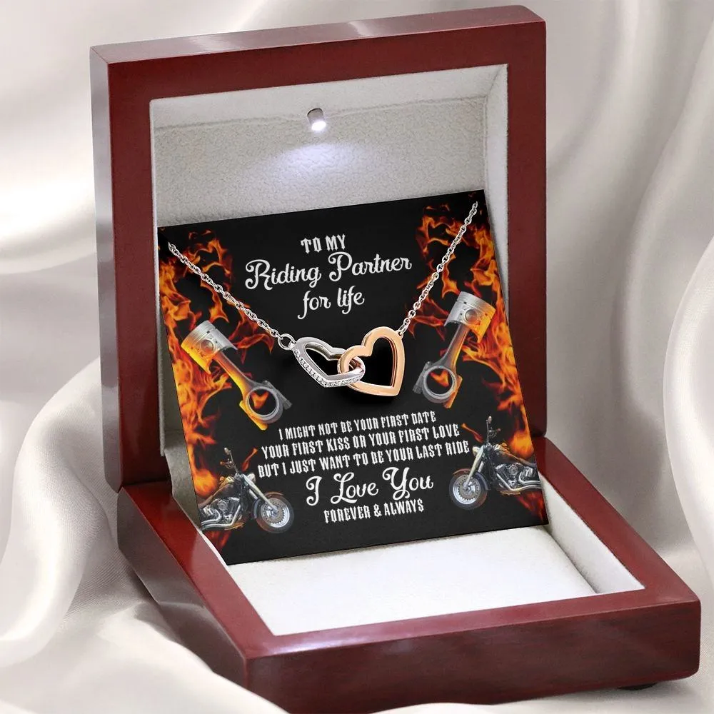 My Riding Partner, Flaming Pistons Necklace