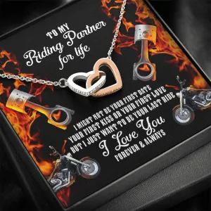 My Riding Partner, Flaming Pistons Necklace