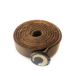 Natural leather straps