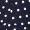 Navy Polka Dot Asymmetric Dress