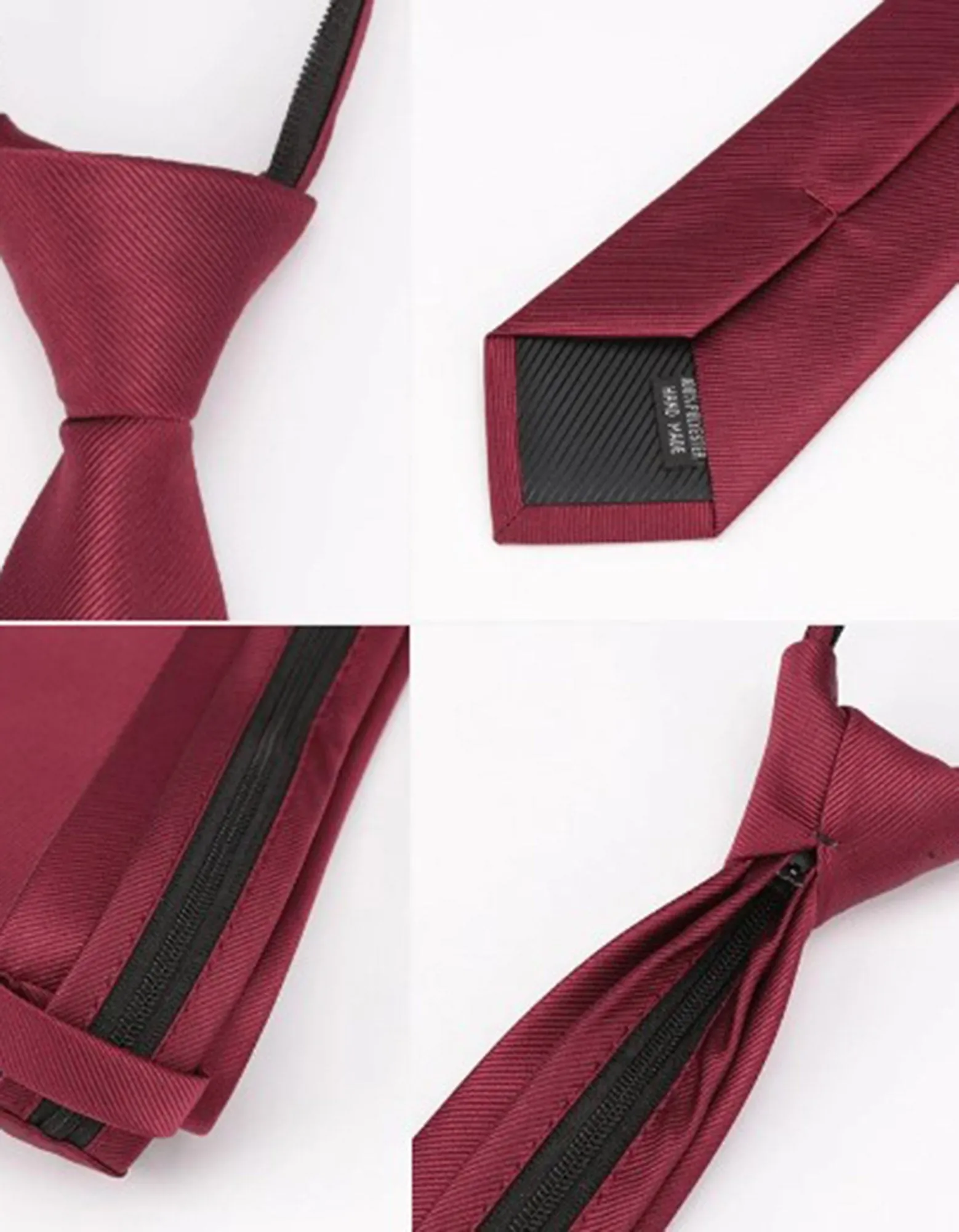 Navy Zipper Tie