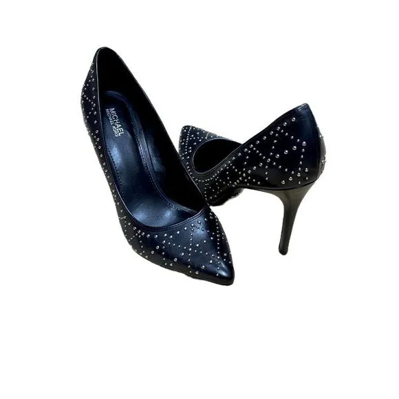 🌟NEW🌟 Michael Kors Black Leather Studs Pump