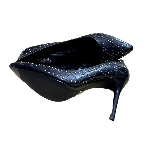 🌟NEW🌟 Michael Kors Black Leather Studs Pump