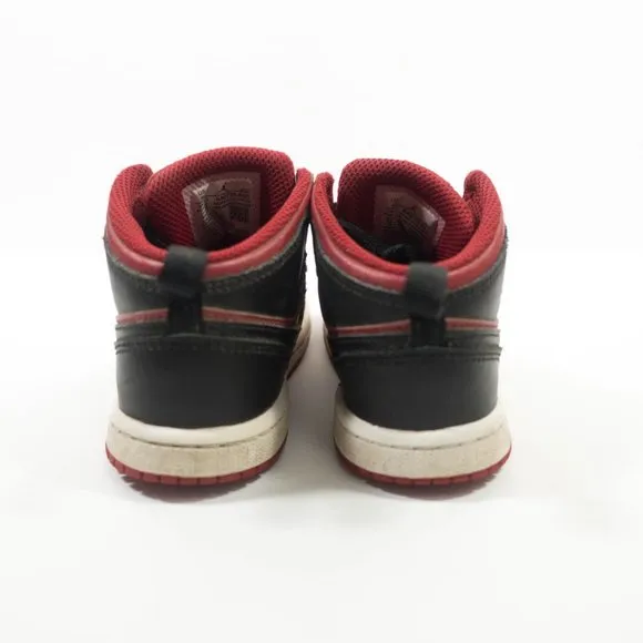 Nike Air Jordan 1 Mid Reverse Bred Sneakers - Toddler's Size 9C