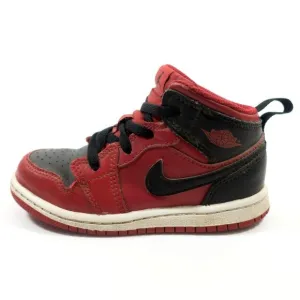 Nike Air Jordan 1 Mid Reverse Bred Sneakers - Toddler's Size 9C
