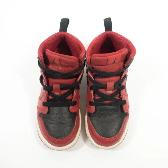Nike Air Jordan 1 Mid Reverse Bred Sneakers - Toddler's Size 9C