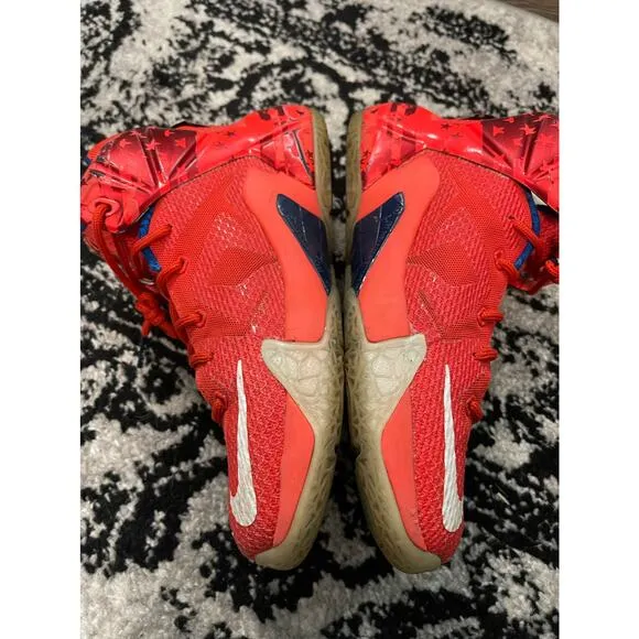 Nike Kids/Youth LeBron 12 'USA' Sneakers Sz 6.5Y