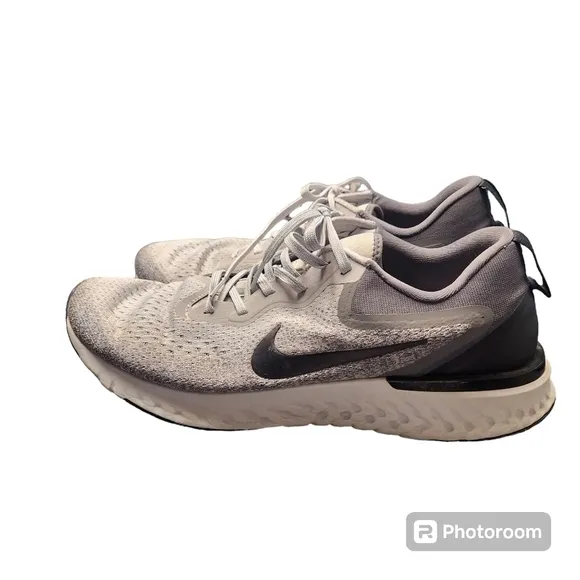 Nike Odyssey React VT2 Sneakers, Gray &amp; Black A09819-003 - Men's S. 12