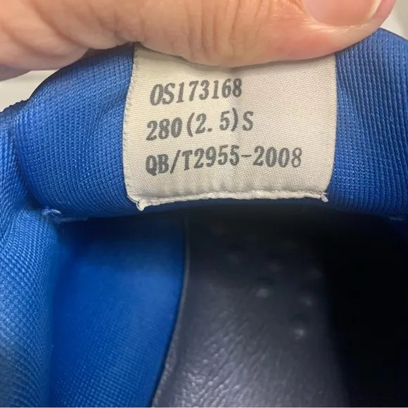 Opp France Lace-Up Suede Sneakers Blue Size 10