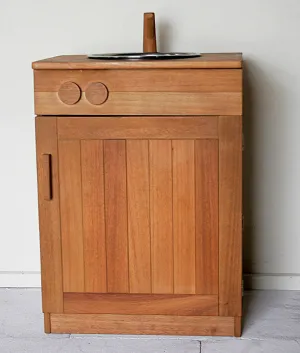 Outdoor Wooden Kitchen Sink