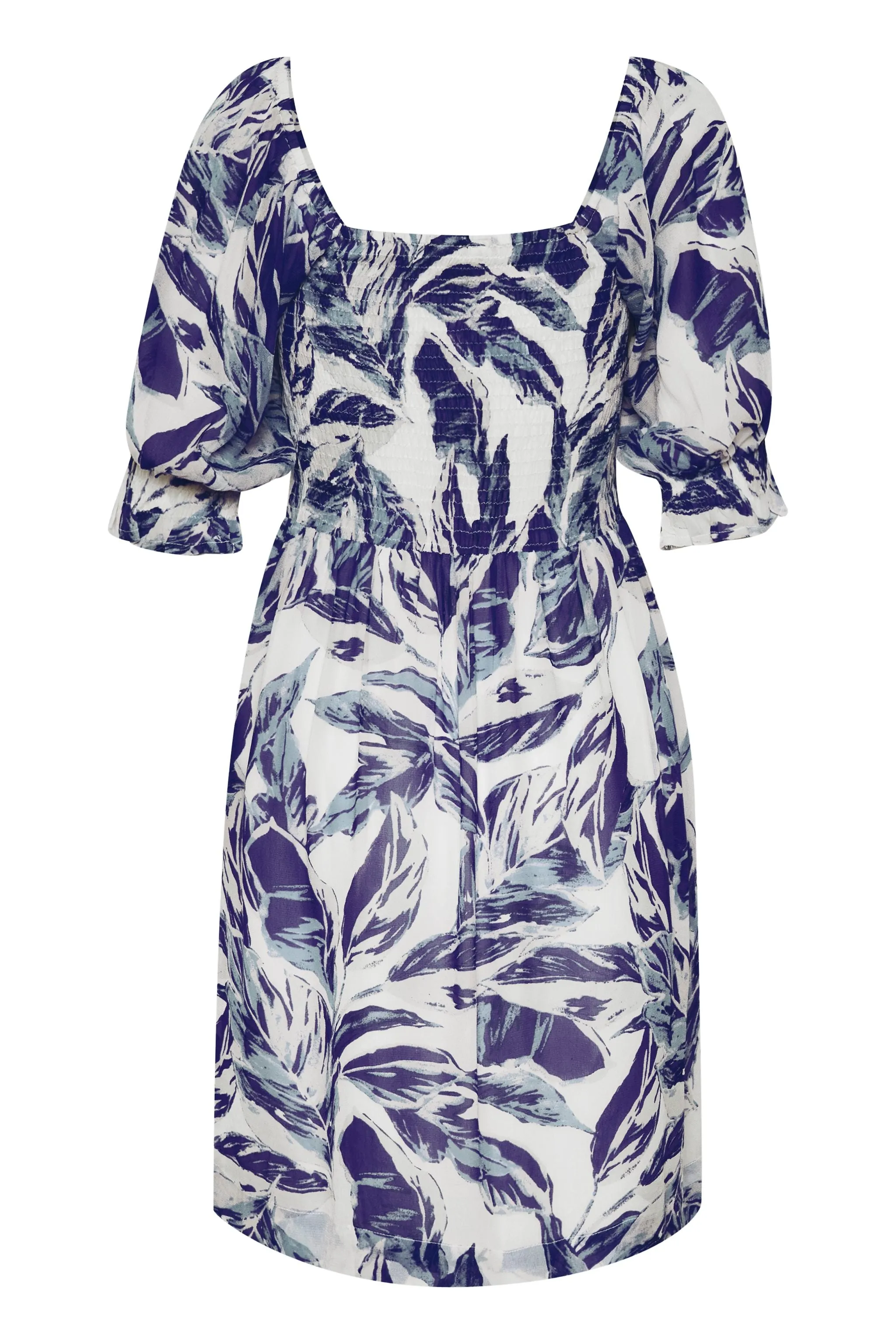 Part Two Ivalu Dress (Blue Palm)