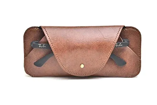 Personalized Stylish Eyewear Case - Tan