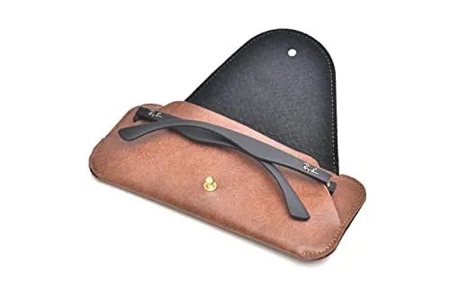 Personalized Stylish Eyewear Case - Tan