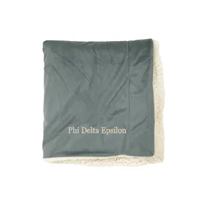 Phi Delta Epsilon Sherpa Lined Blanket