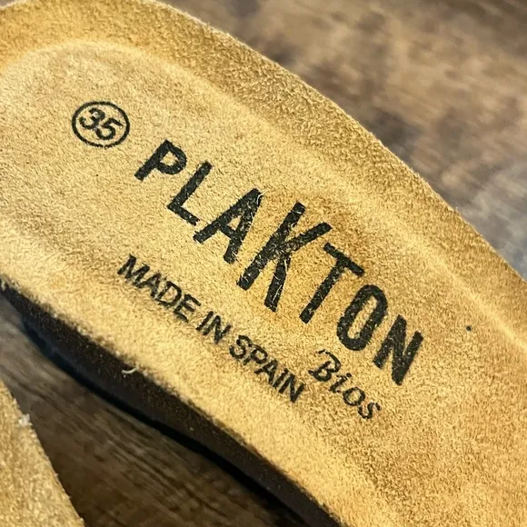 PLAKTON WEDGE women’s comfy cork wedge heels  GIRL’s size 35 US 4