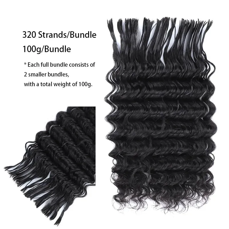 Pre-Divided Double Drawn Burmese Water Wave Human Hair Bulk