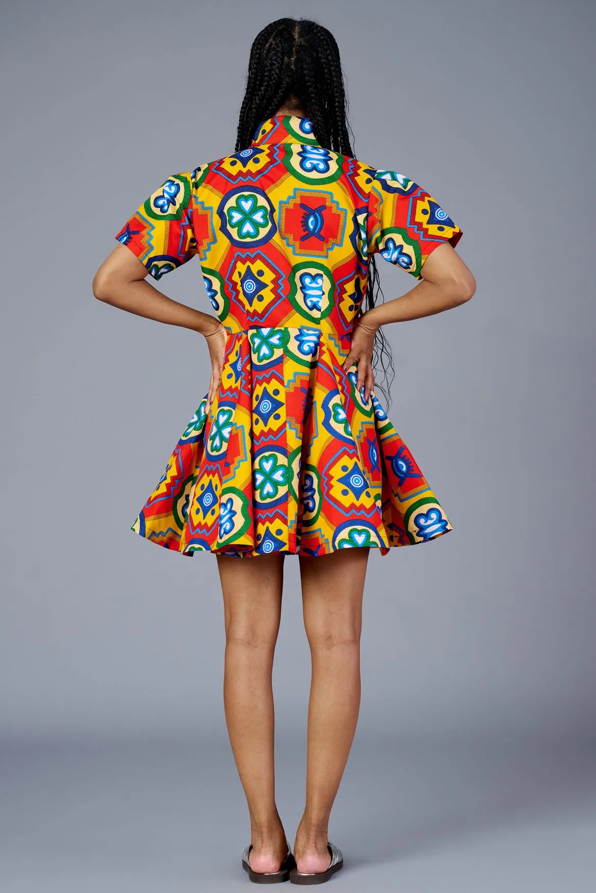 PRINTED ANYWHERE DRESS
