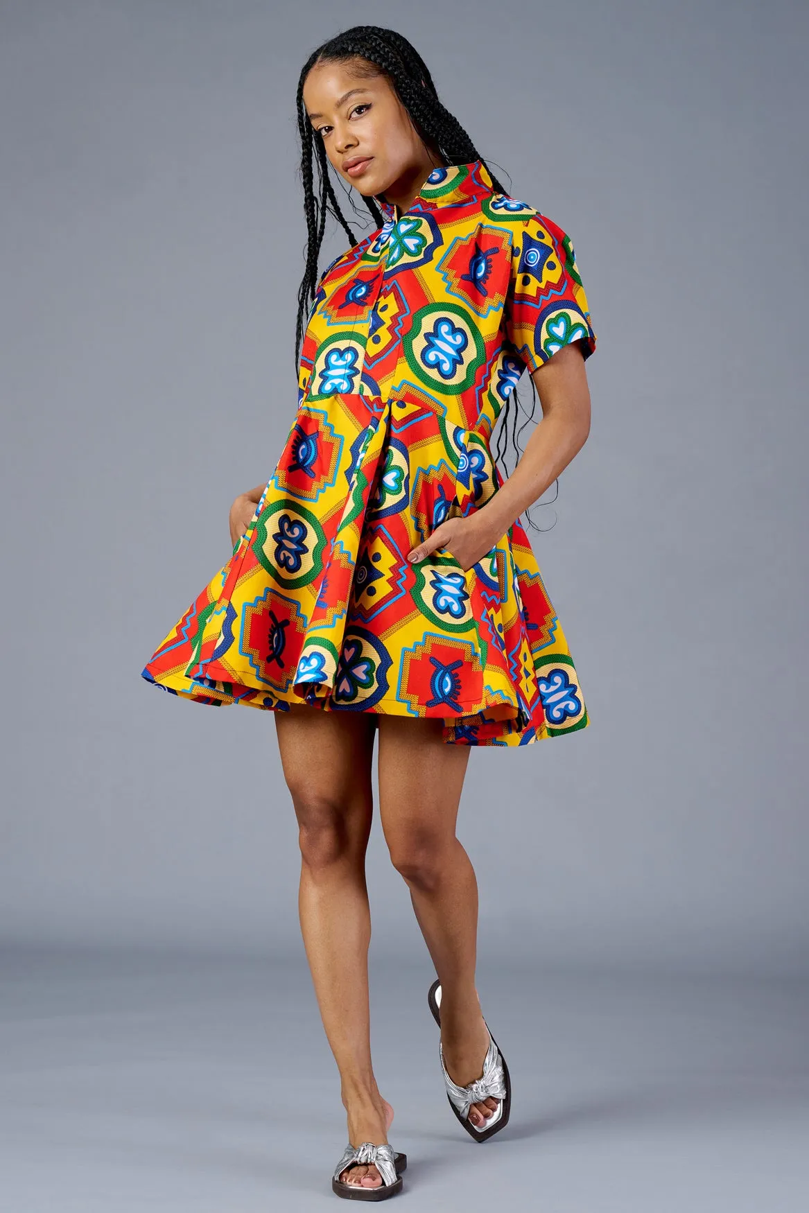 PRINTED ANYWHERE DRESS