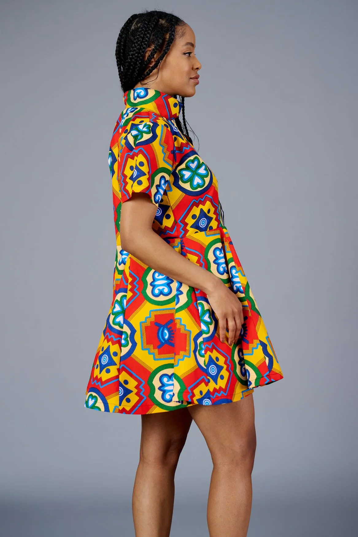 PRINTED ANYWHERE DRESS