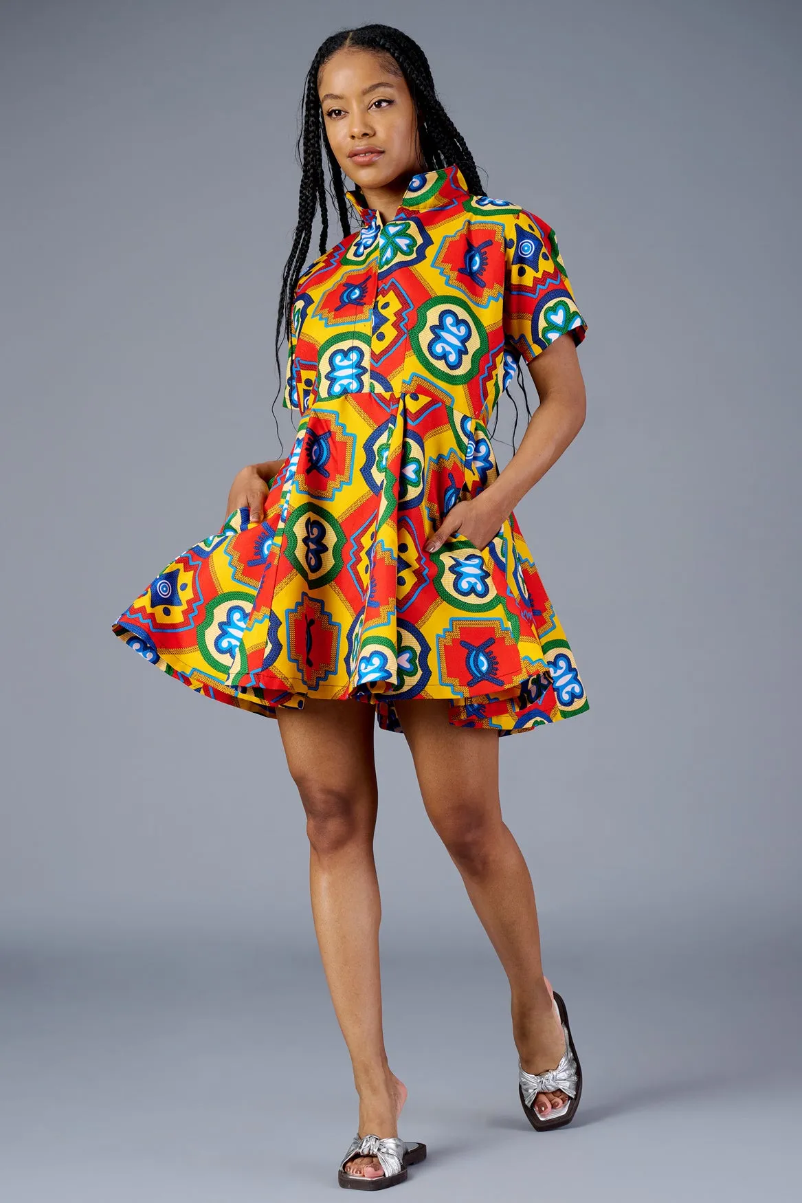 PRINTED ANYWHERE DRESS