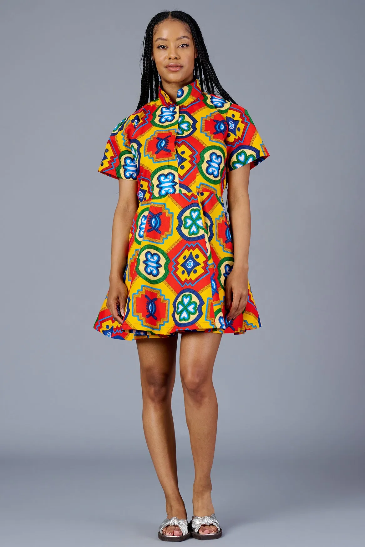PRINTED ANYWHERE DRESS