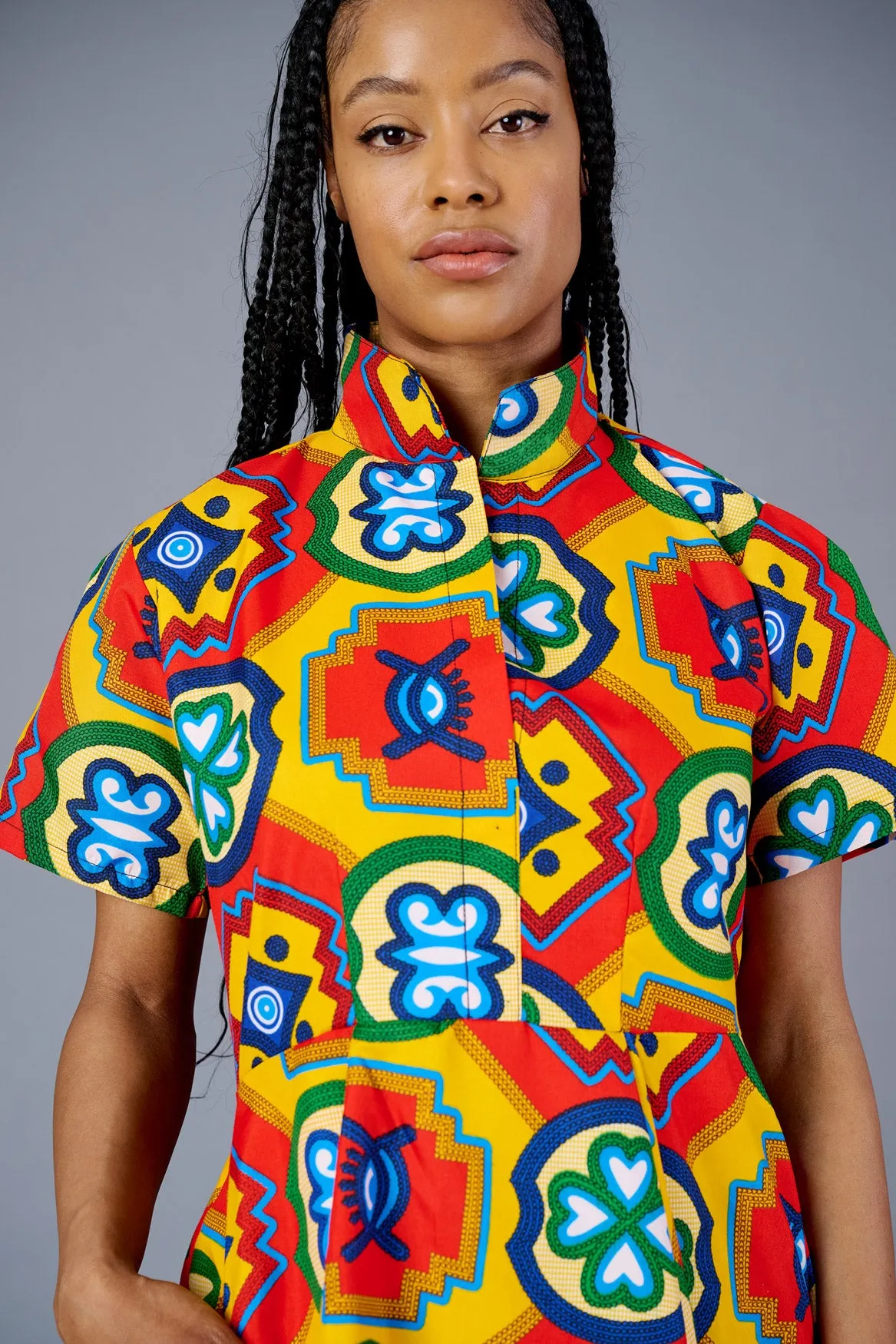 PRINTED ANYWHERE DRESS
