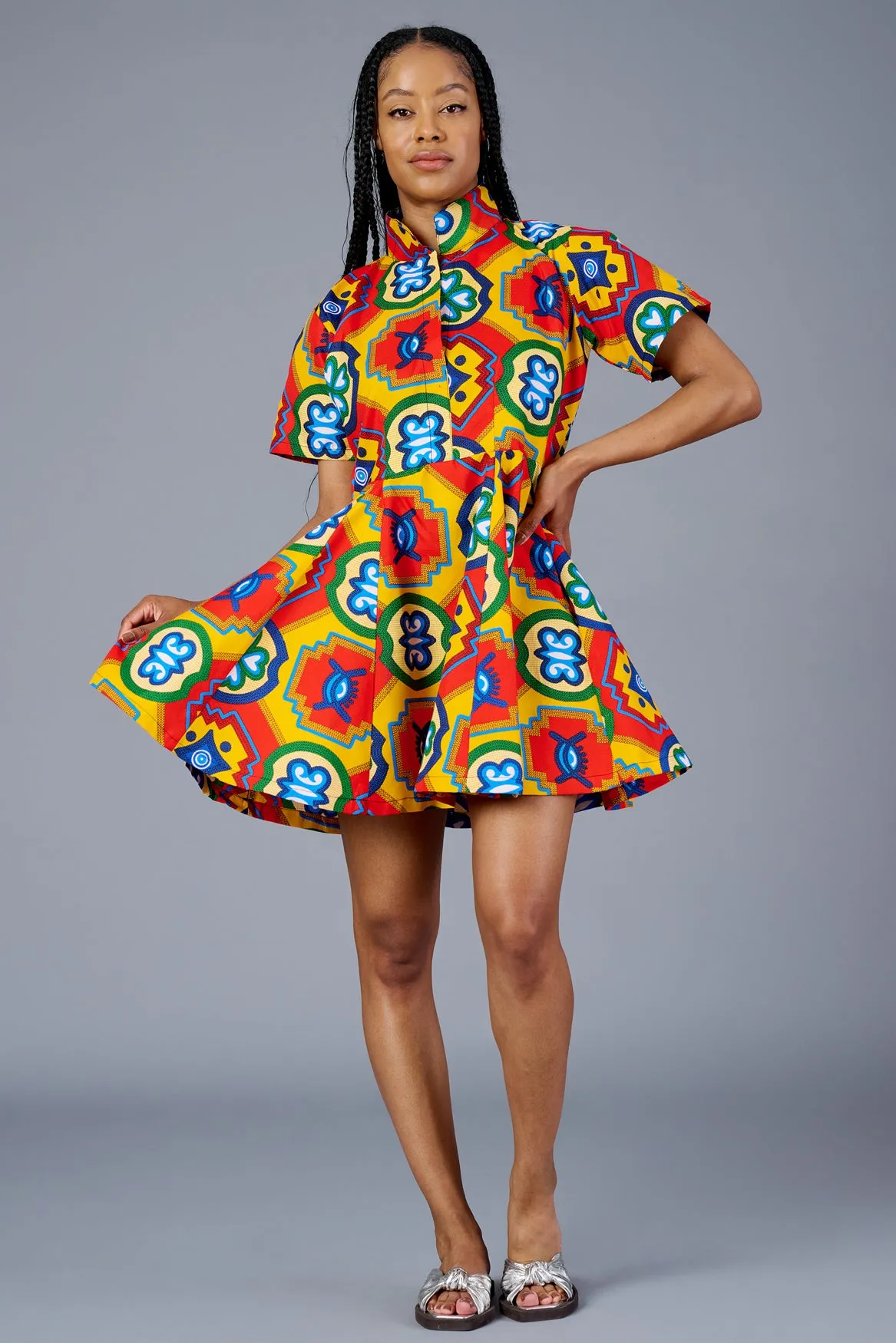 PRINTED ANYWHERE DRESS