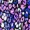 Purple Animal Print Short Sleeve Tie Front Midi Dress