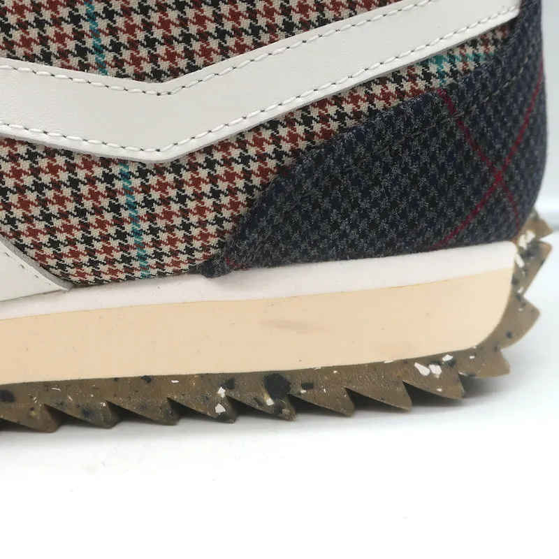 Rag & Bone Retro Hiker Houndstooth Sneakers Gray/Brown Size 38 NEW