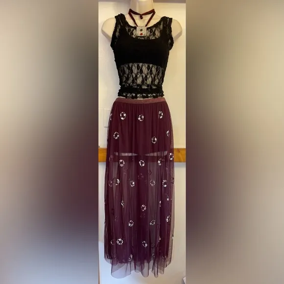 RARE!! NWT Free People Tutti Fruity Tutu Skirt (S)