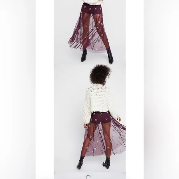 RARE!! NWT Free People Tutti Fruity Tutu Skirt (S)
