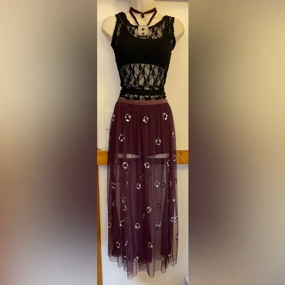 RARE!! NWT Free People Tutti Fruity Tutu Skirt (S)