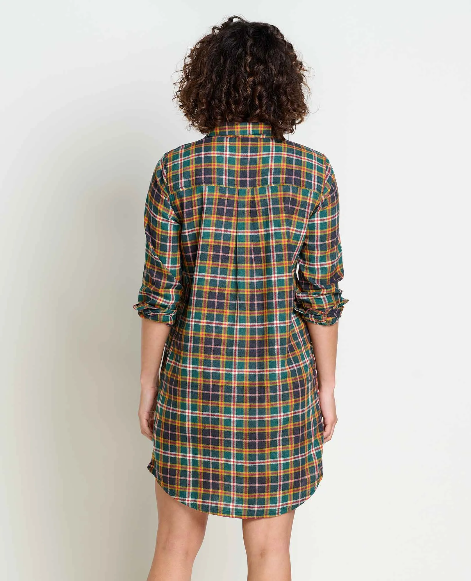 Re-Form Flannel Popover Shirt Dress - SALE