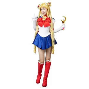 【READY TO SHIP】Tsukino Usagi Serena From Sailor Cosplay Costumes mp000139