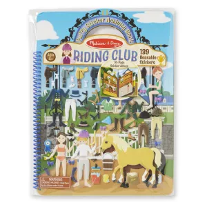 Reusable Puffy Stickers Riding