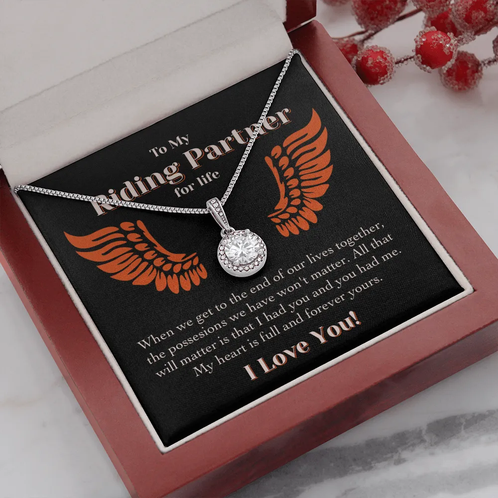 Riding Partner Eternal Love Valentine's Necklace