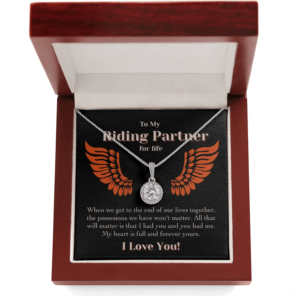 Riding Partner Eternal Love Valentine's Necklace
