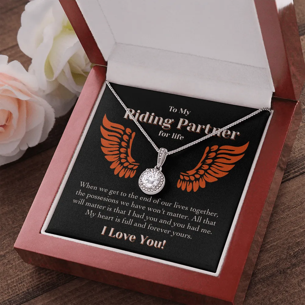 Riding Partner Eternal Love Valentine's Necklace