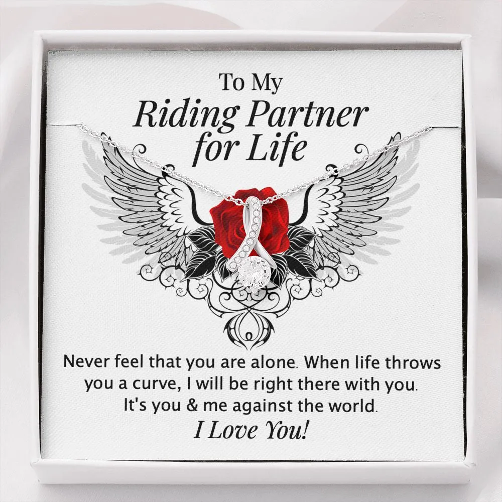Riding Partner For Life Forever Love Necklace