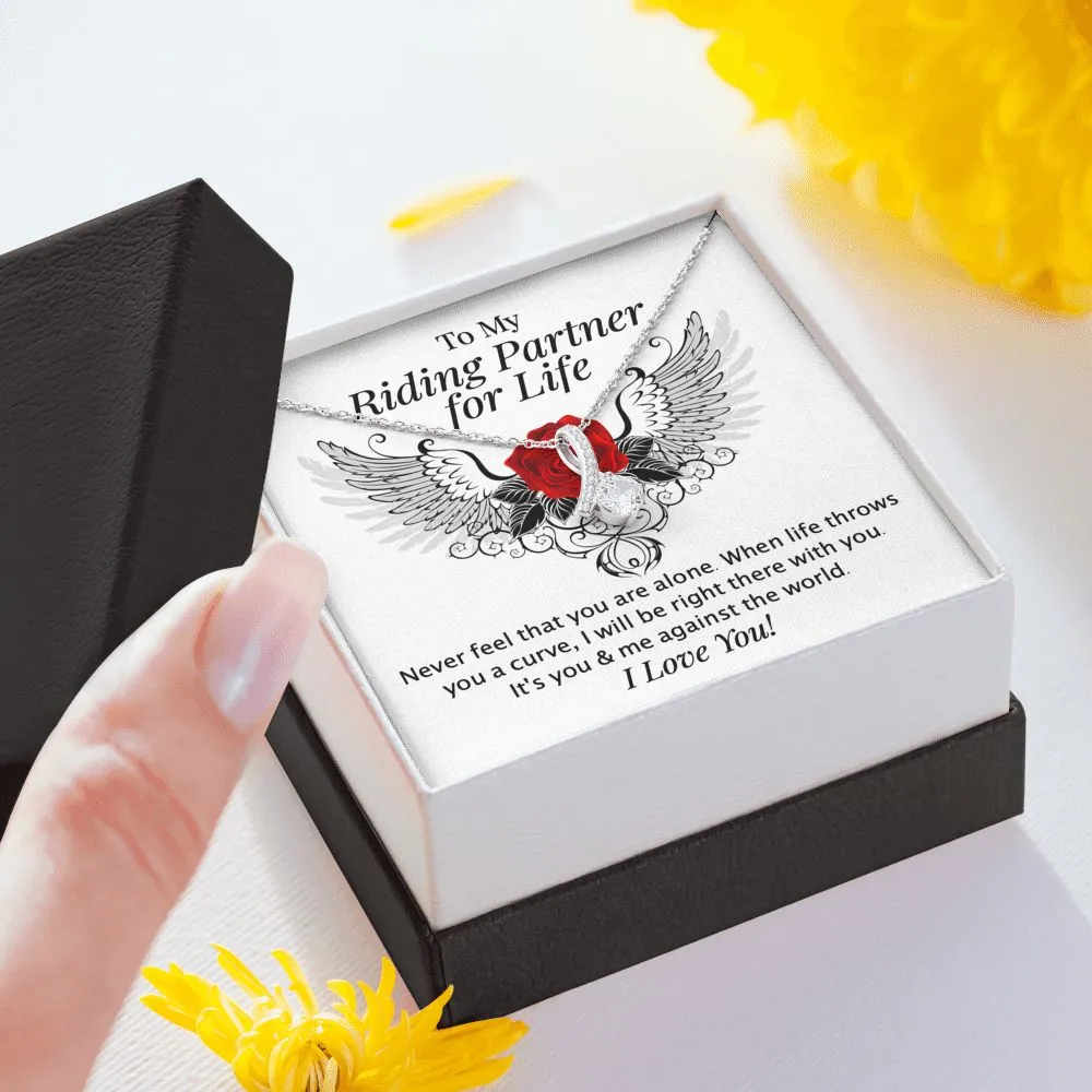 Riding Partner For Life Forever Love Necklace