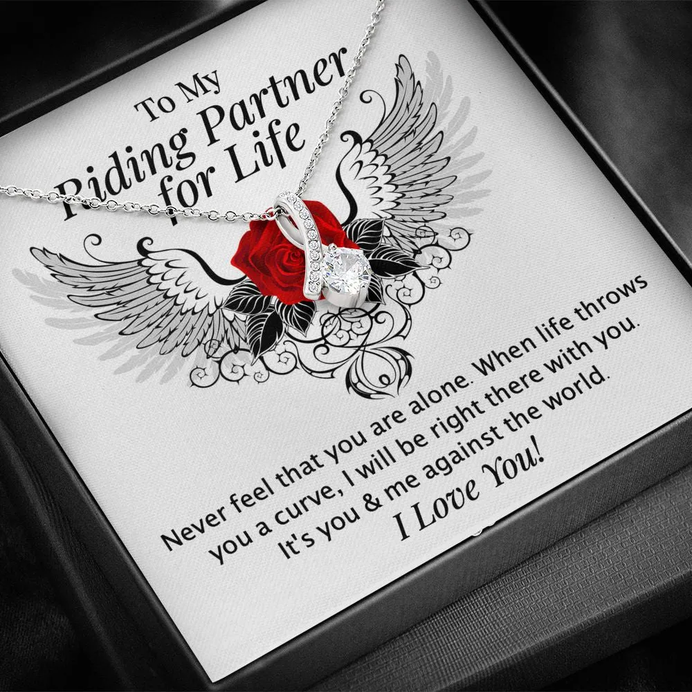 Riding Partner For Life Forever Love Necklace