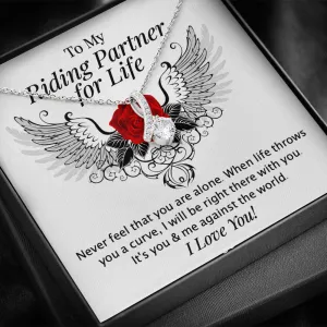 Riding Partner For Life Forever Love Necklace
